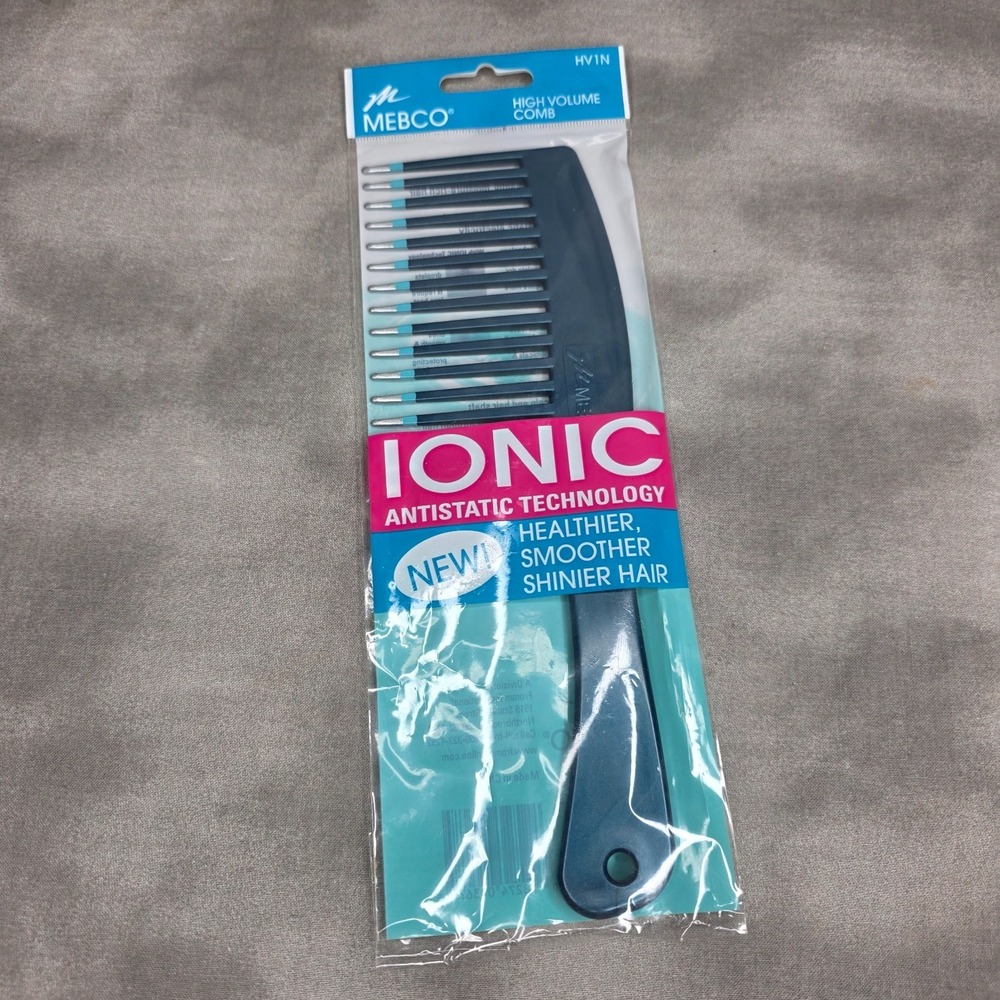 Fromm MEBCO Ionic #HV1N High Volume Hair Comb Ionic Antistatic Dipped SEALED